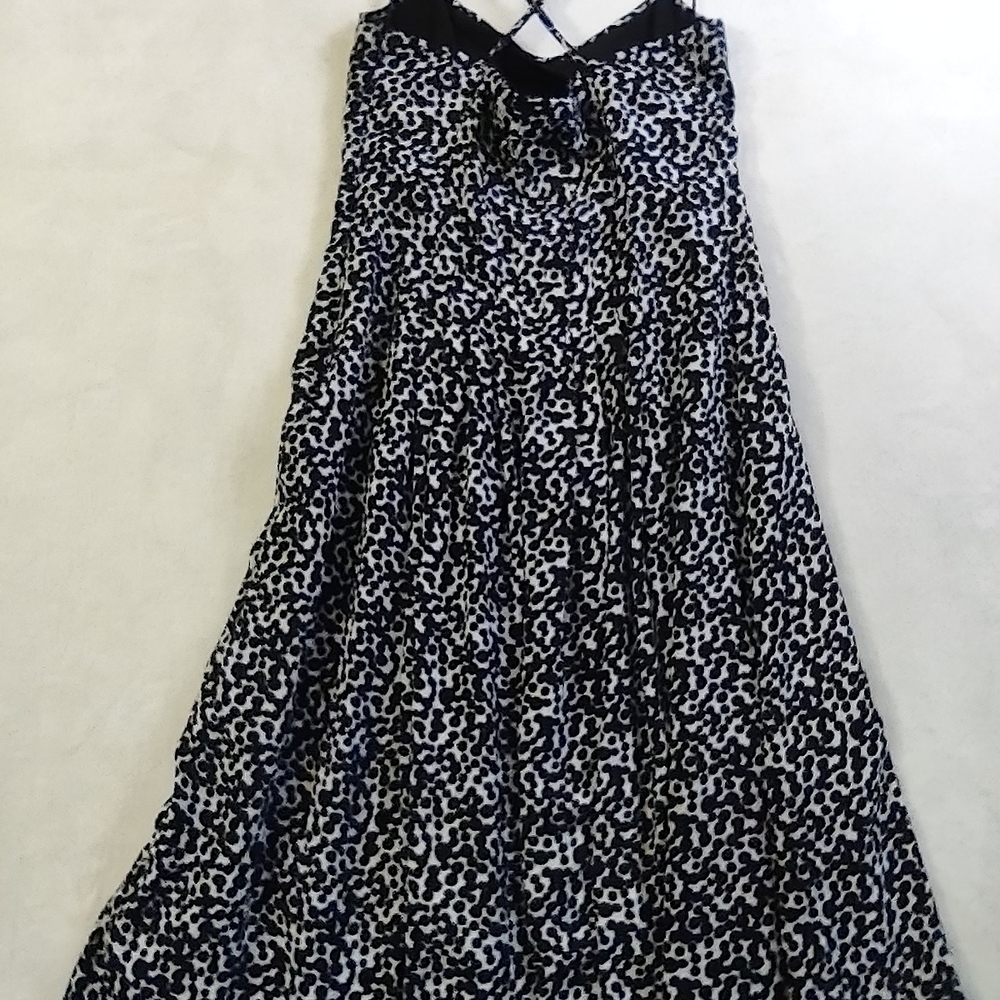 Banana Republic Monochrome Leopard Maxi Dress